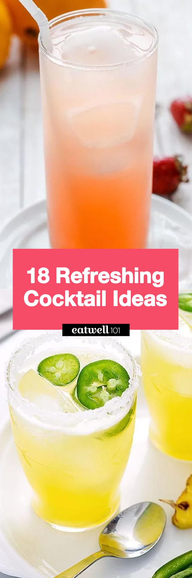 Summer Cocktail Recipes - #summer #cocktail #drink #recipes #eatwell101 - These easy summer cocktails will help you keep your company and yourself deliciously refreshed!