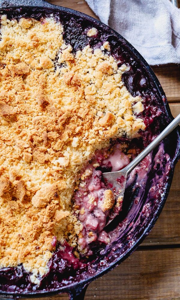 Skillet Berry Cobbler