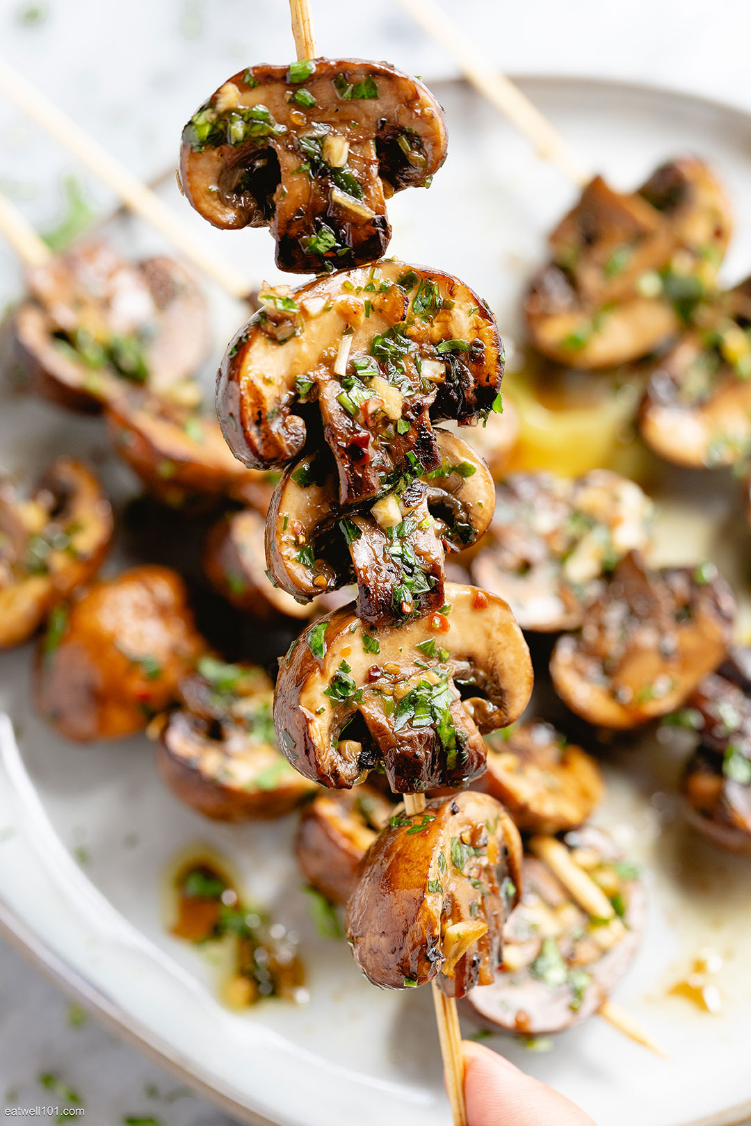 Grilled Mushroom Skewers Recipe – How to Grill Mushrooms — Eatwell101