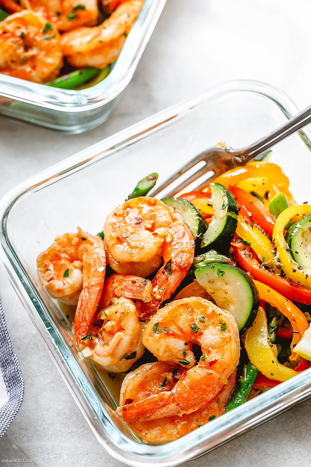 Meal Prep Cajun Shrimp and Veggies Recipe 4