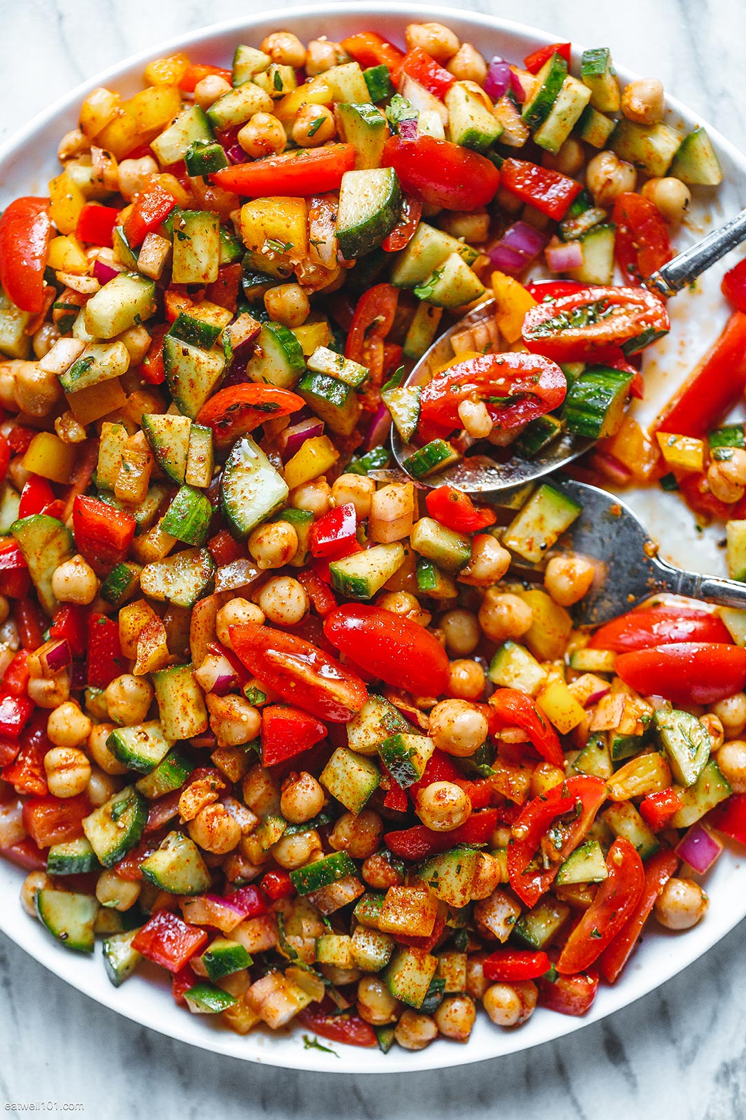 Mediterranean Chickpea Salad 2