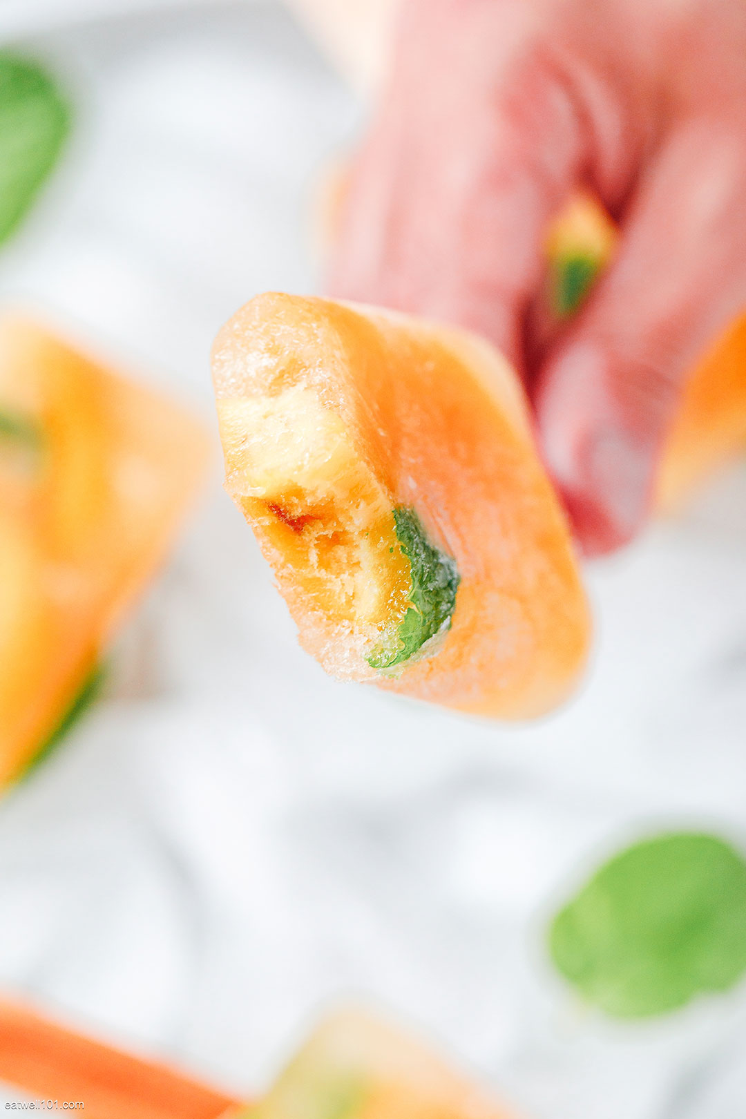 Peach Popsicles