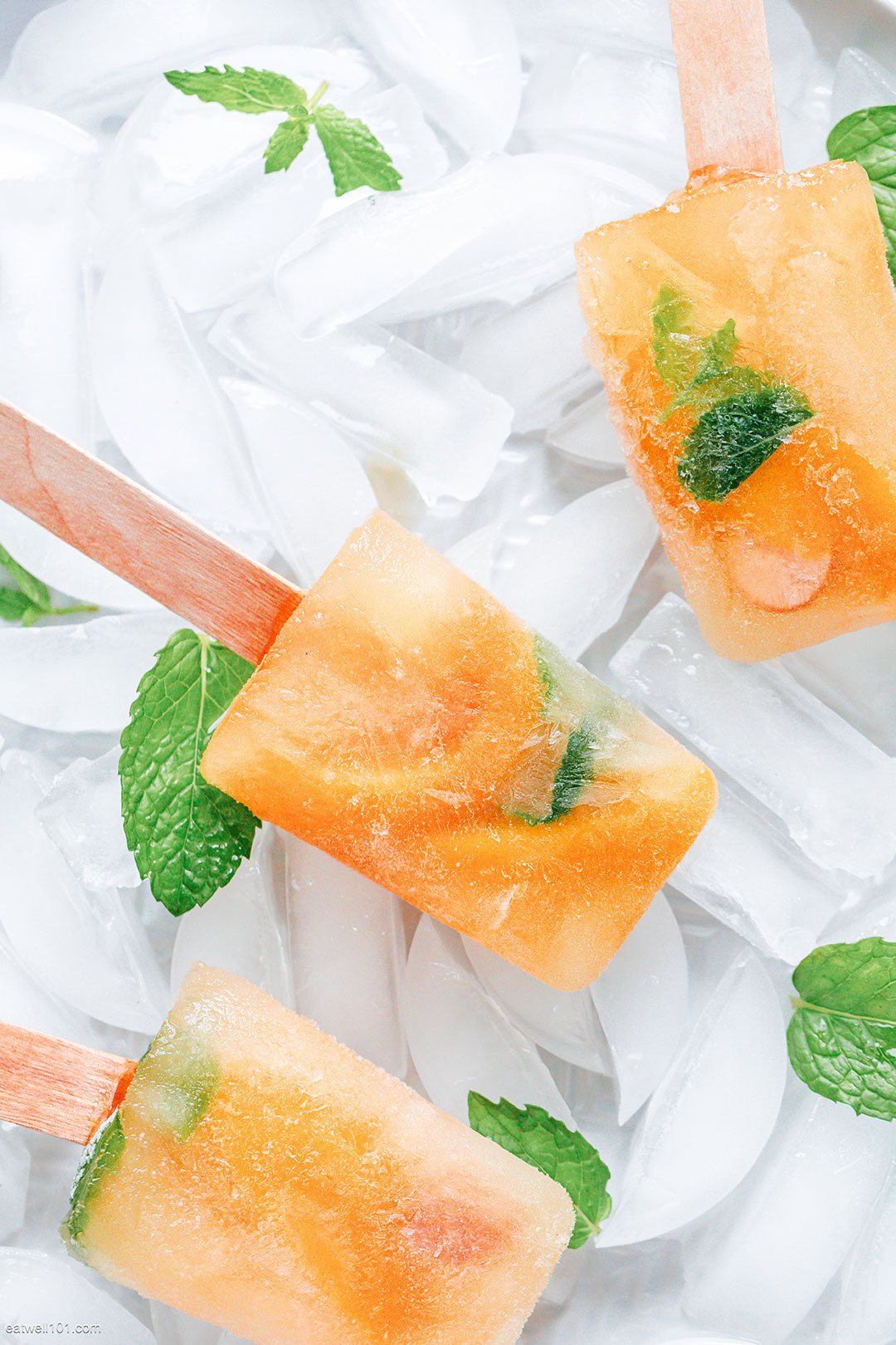 Peach Popsicles