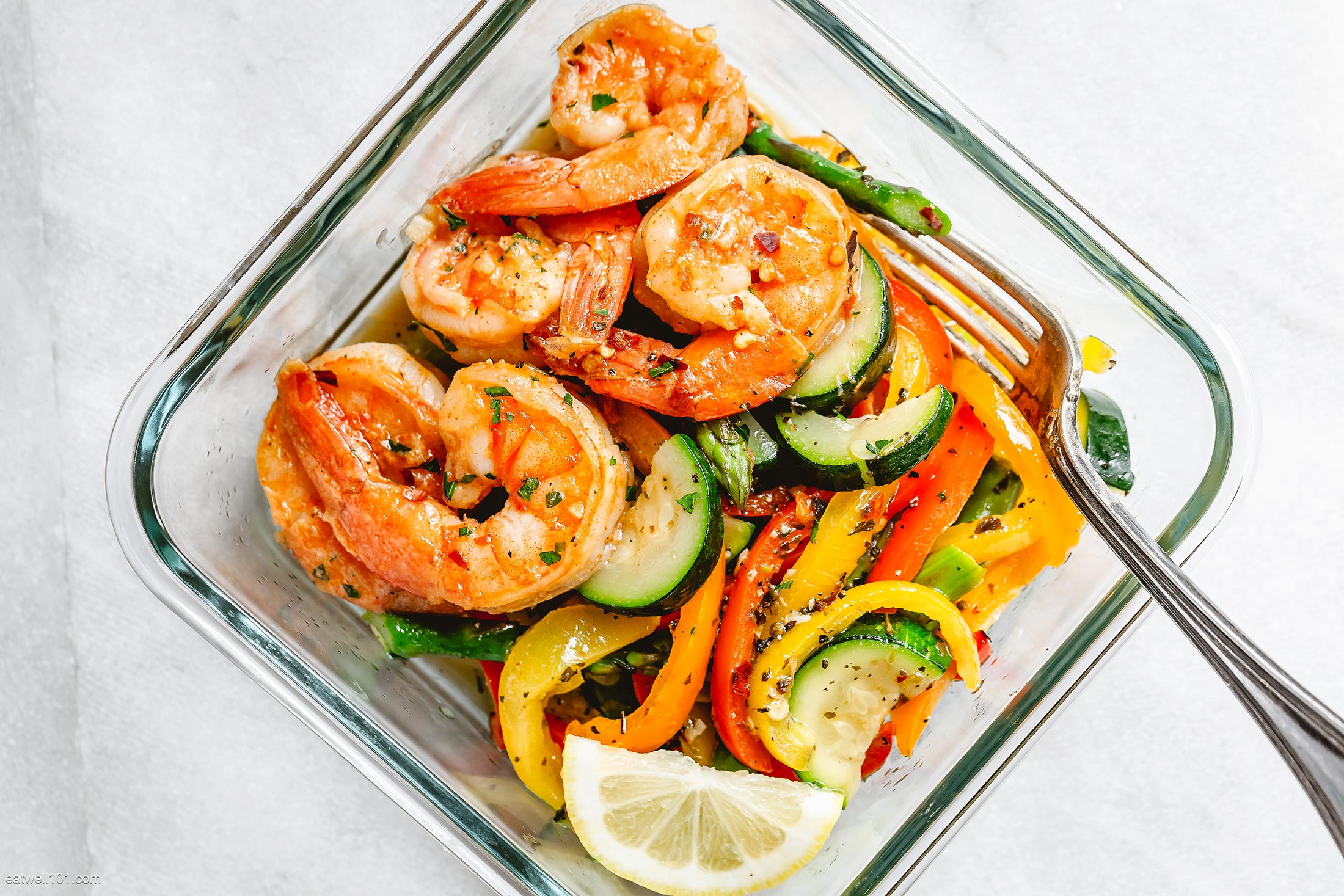 Meal Prep Cajun Shrimp and Veggies