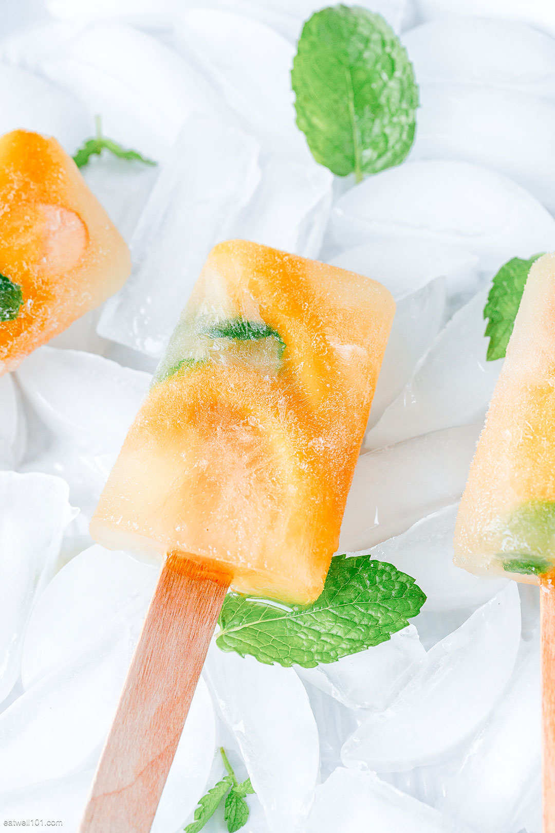 easy Peach Popsicles