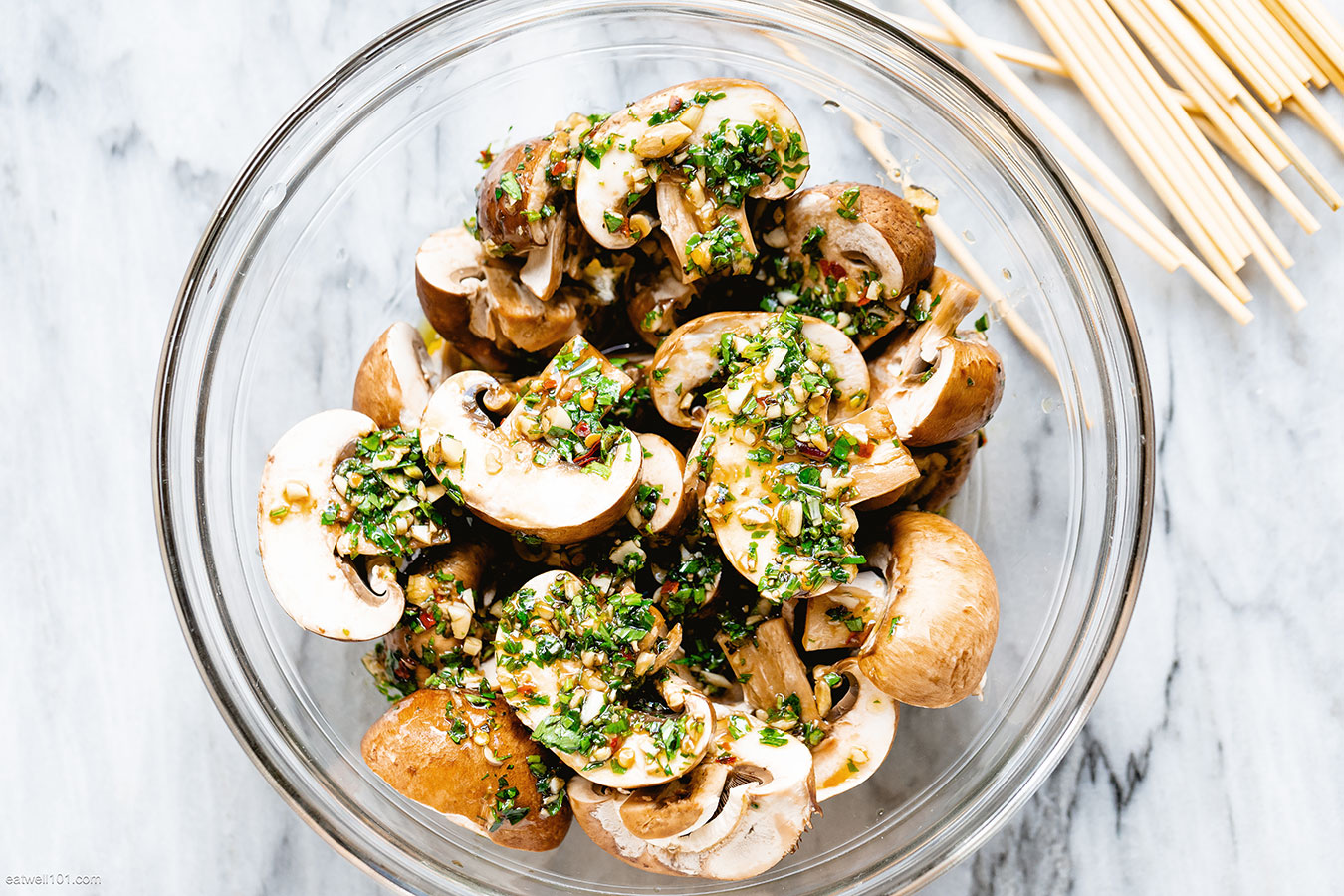 grilled mushrooms