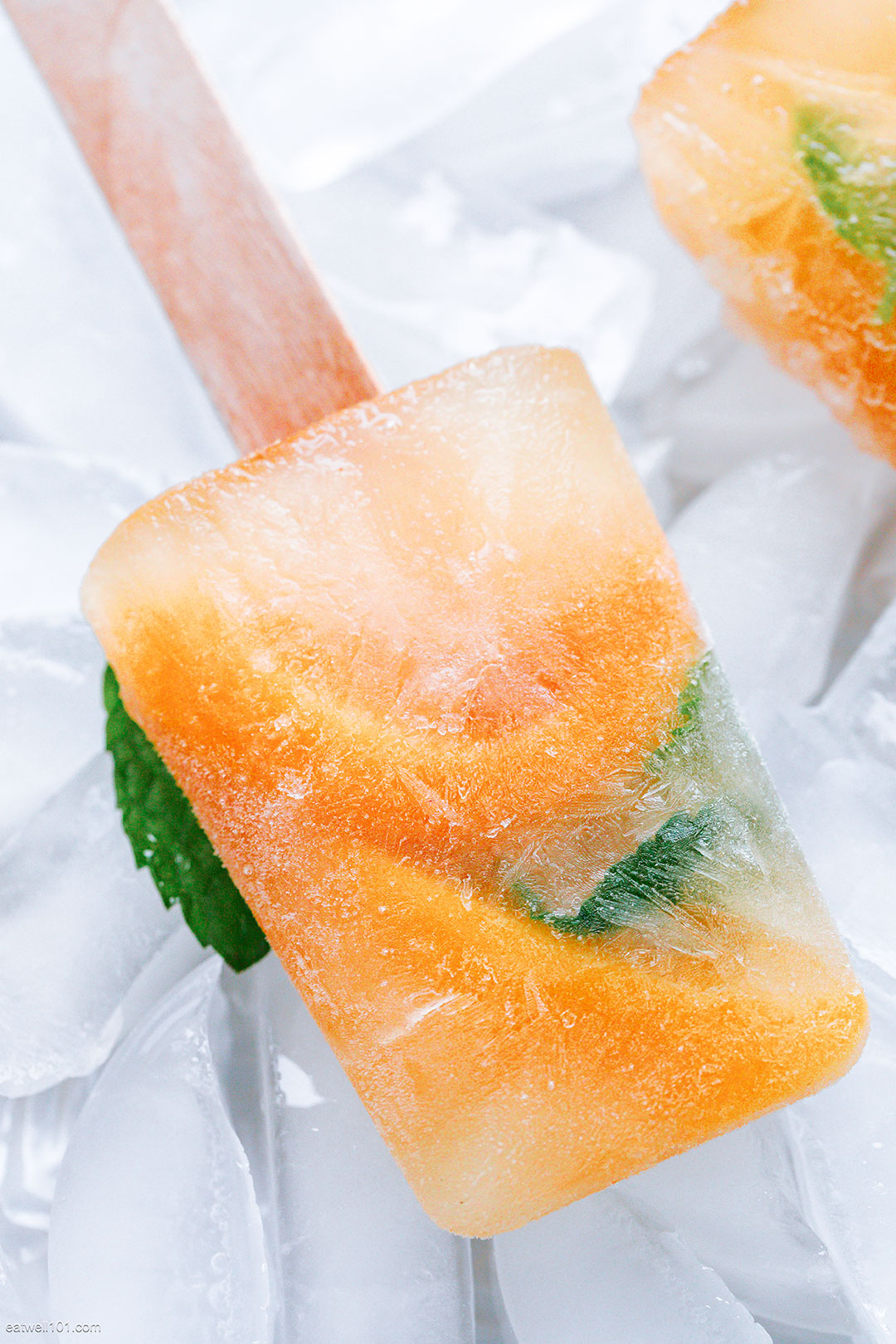 quick Peach Popsicles recipe