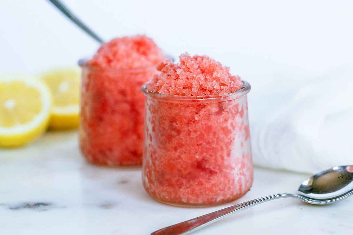 3-Ingredients Watermelon Granita