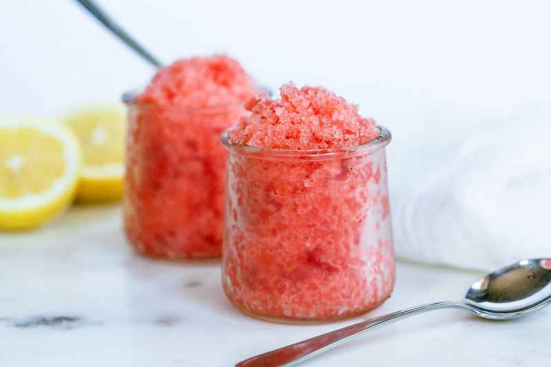 3-Ingredients Watermelon Granita