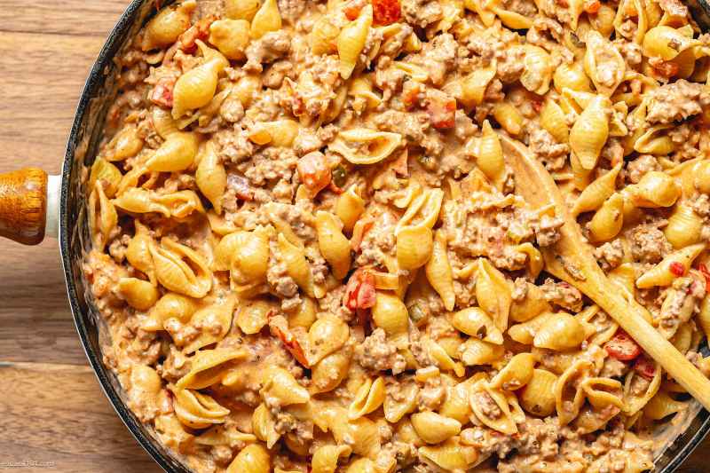 Creamy Ground Beef Pasta Recipe Beef Pasta Recipe — Eatwell101