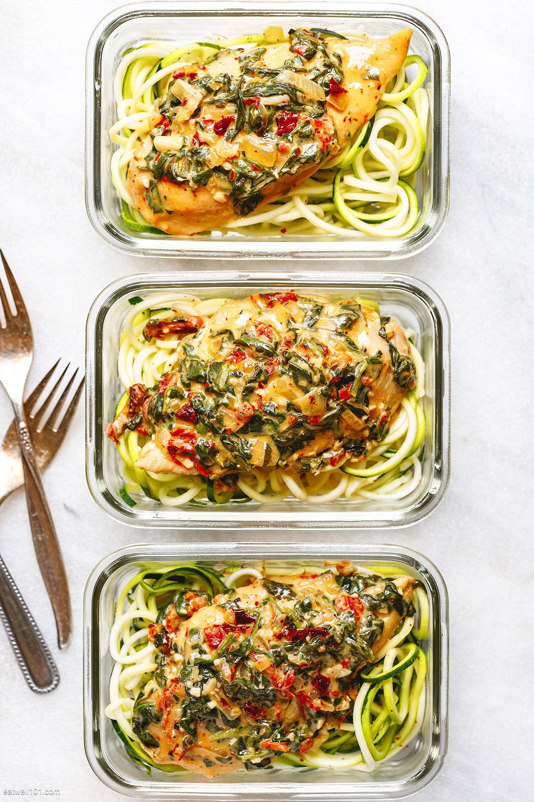 Spinach Chicken Meal Prep recipe