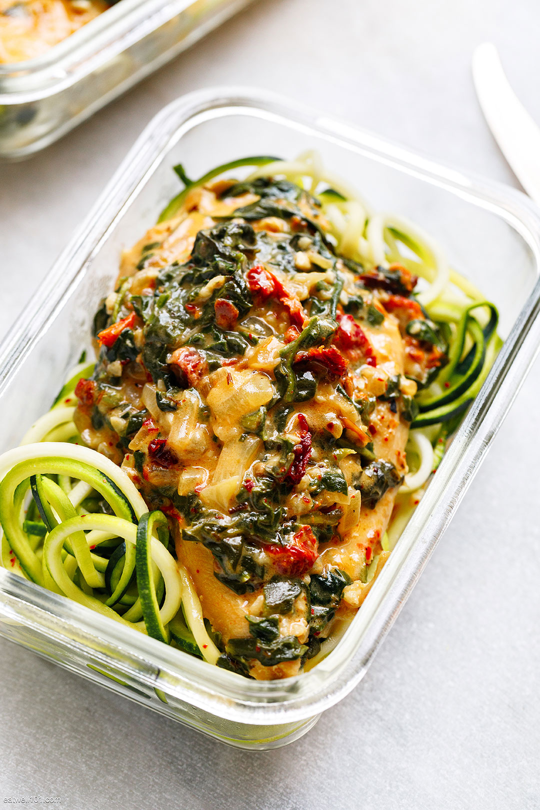 Tuscan Chicken Meal Prep 1