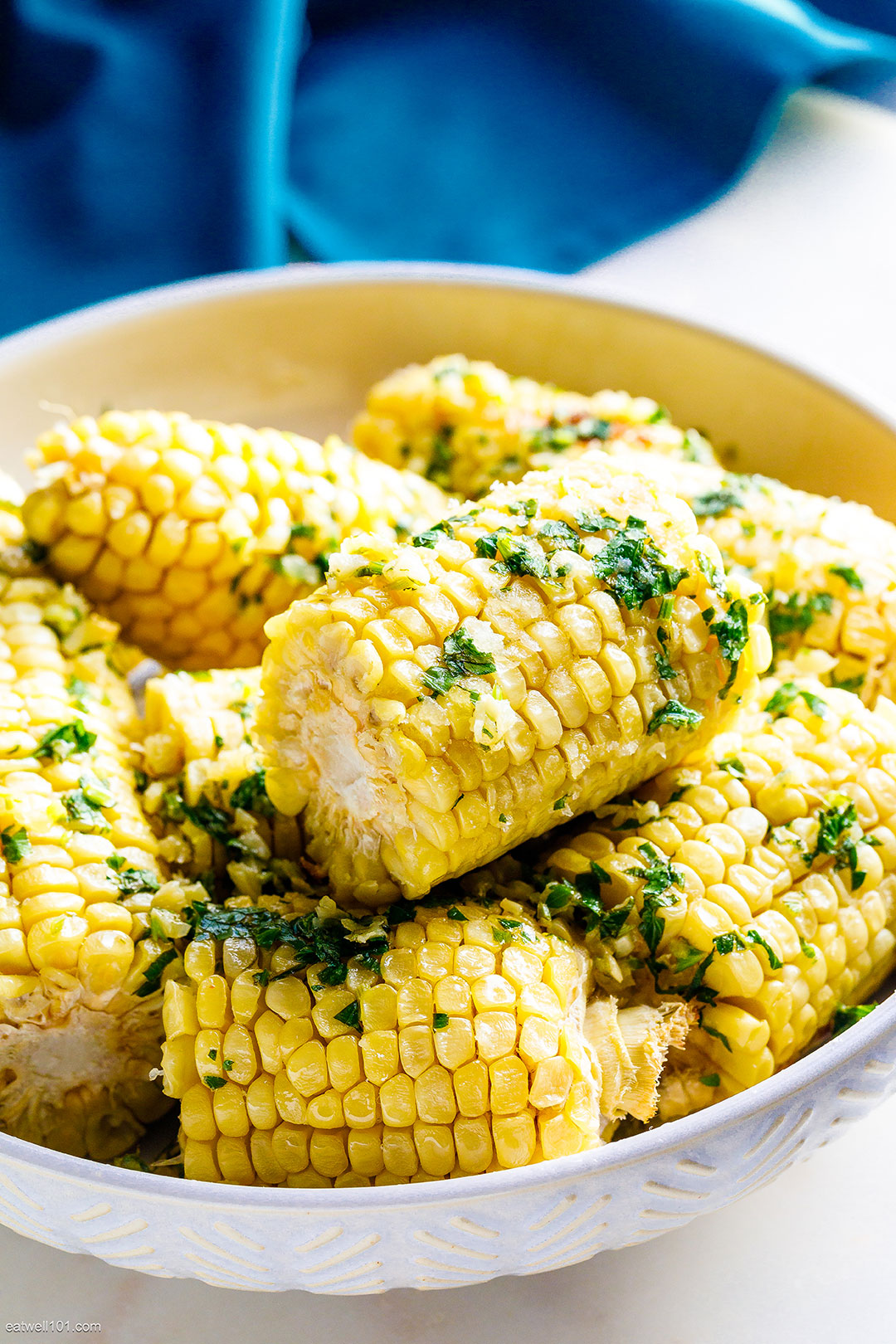 how to bake corn