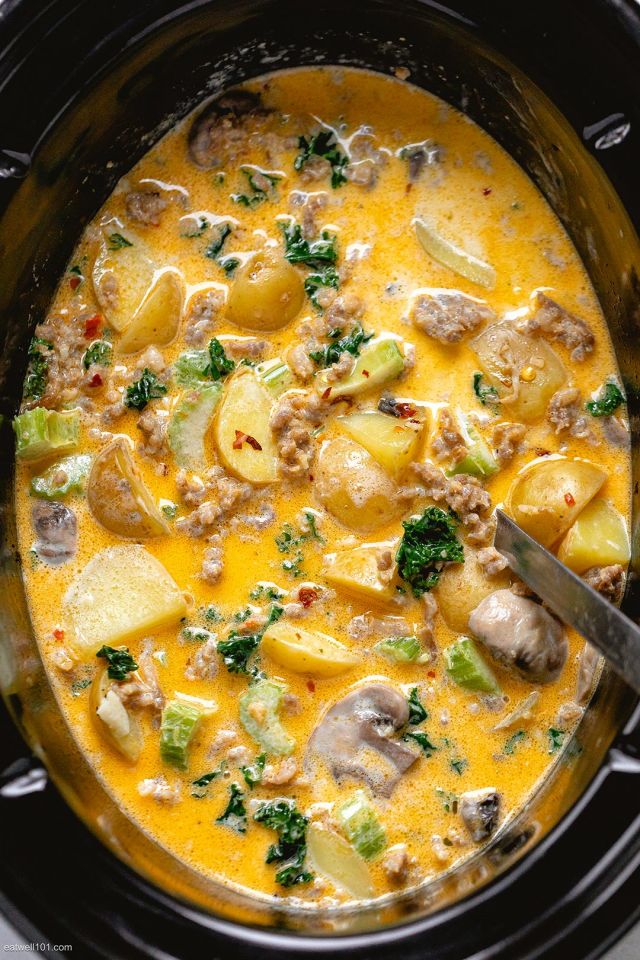 Crock-Pot Tuscan Sausage Soup