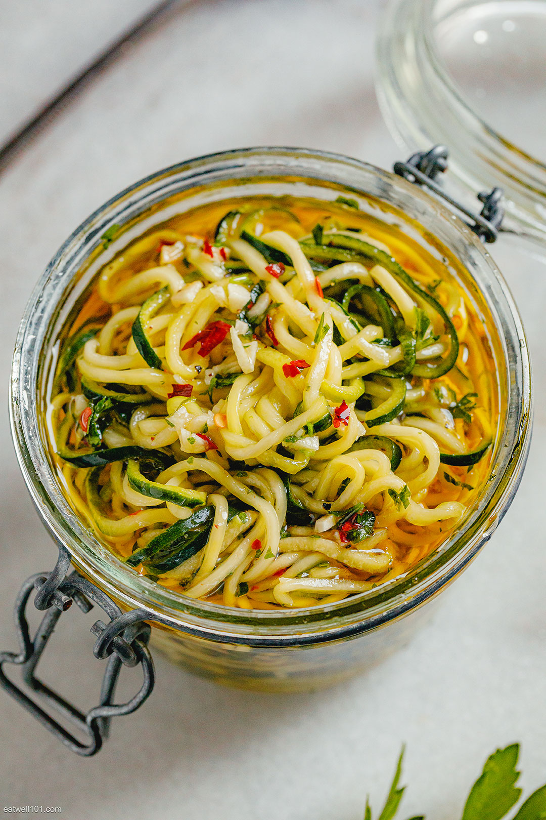 Pickled Zucchini Noodles Recipe