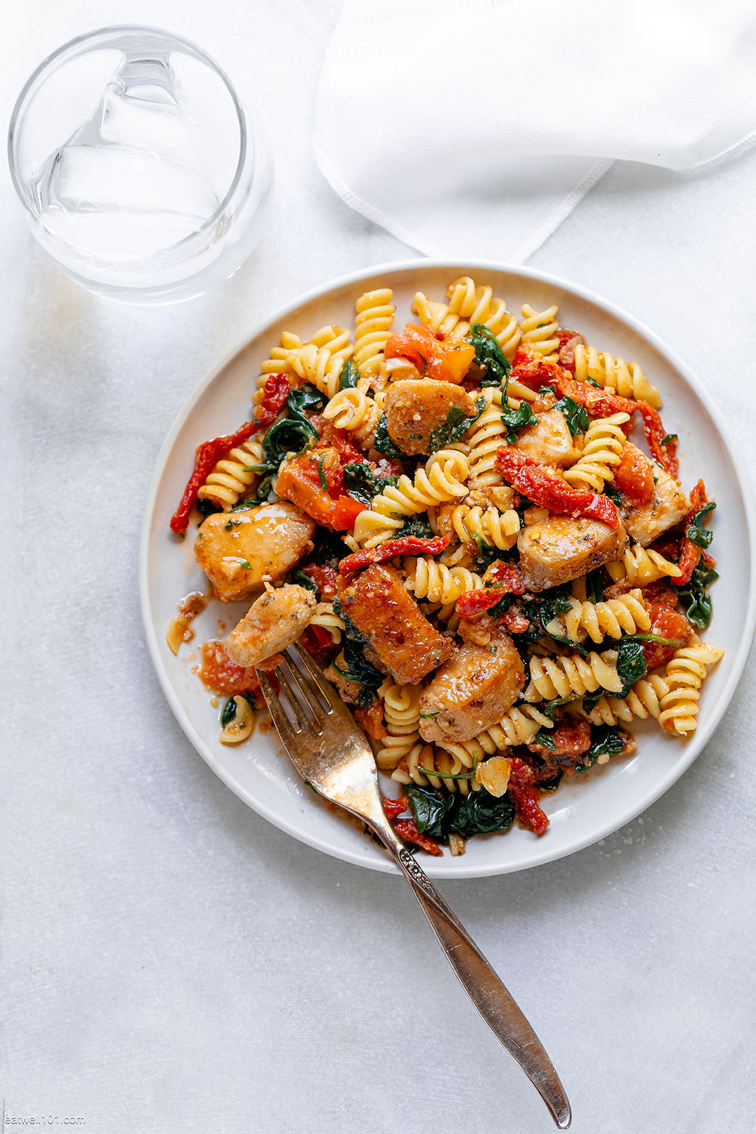 Tomato Spinach Chicken Pasta Recipe – Best Chicken Pasta Recipe