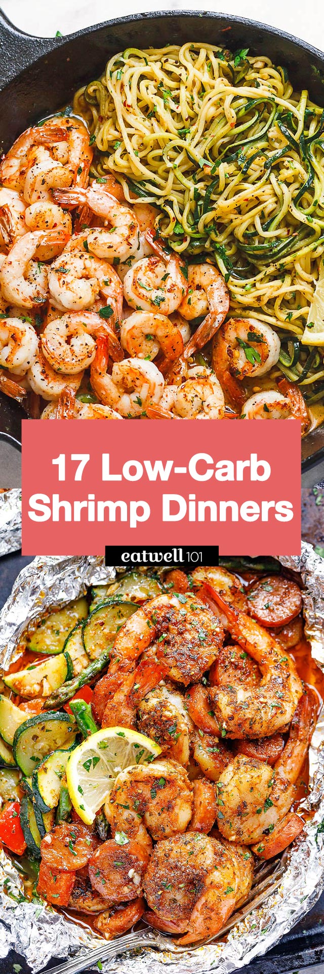 Low Carb Shrimp Recipes - #shrimp #low-carb #recipes #eatwell101 - These quick and easy low-carb shrimp recipes are exactly what you need for dinner. 