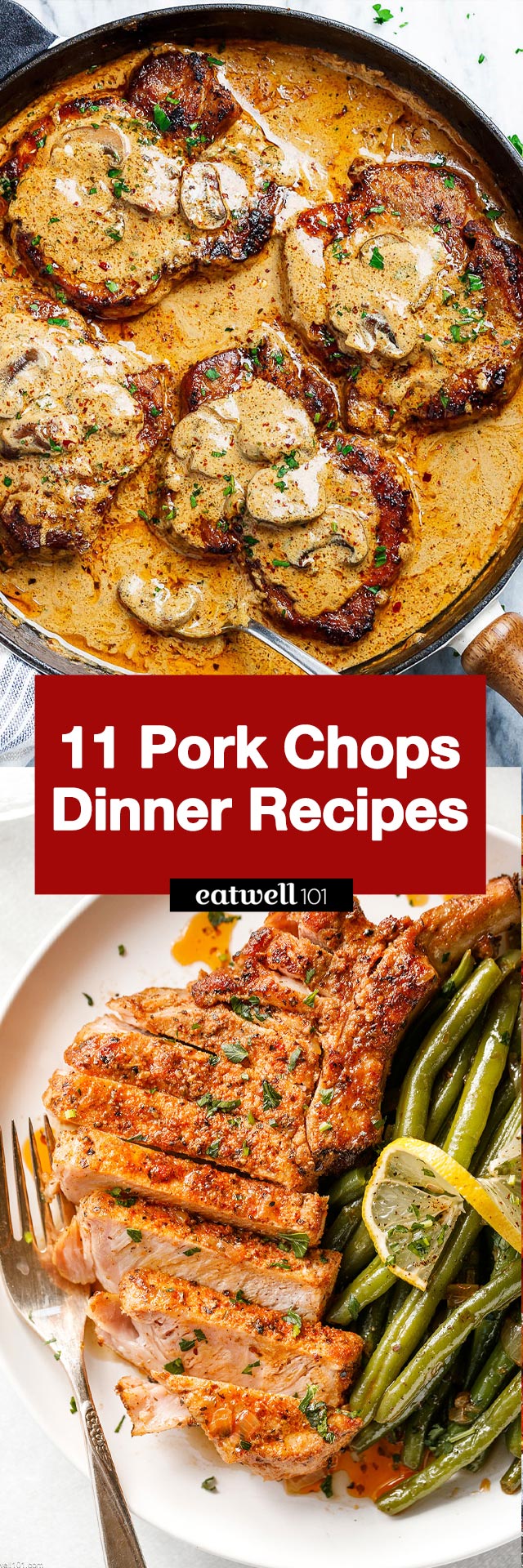 11 Best Pork Chop Recipes Ideas - #recipes #porkchops #eatwell101 - These are simply the best pork chop recipes you'll ever make - enjoy!