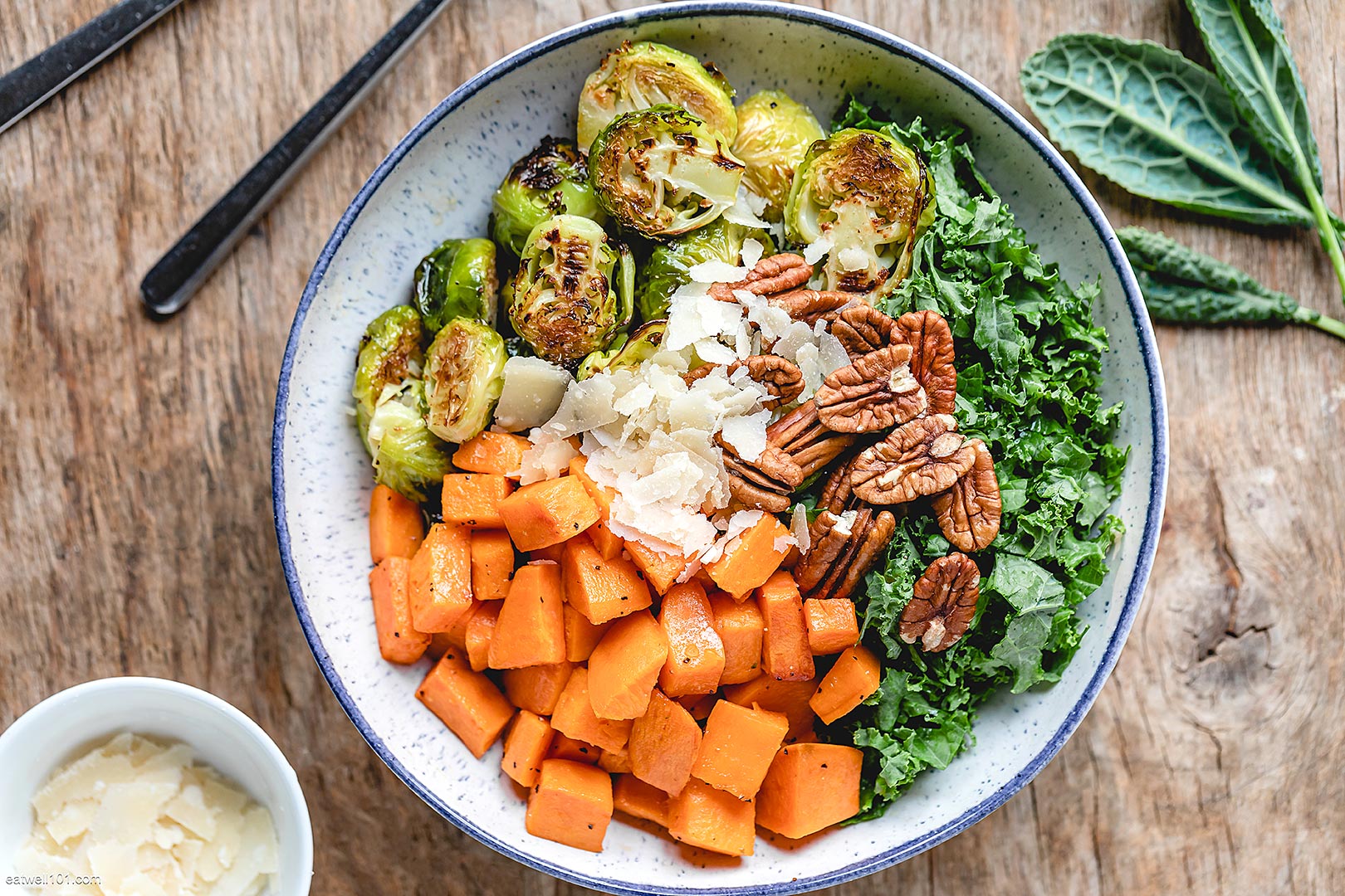 roasted brussels sprout salad 1