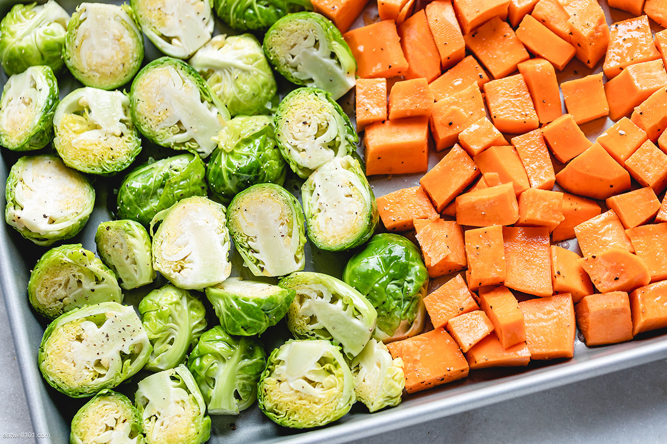 roasted brussels sprout salad