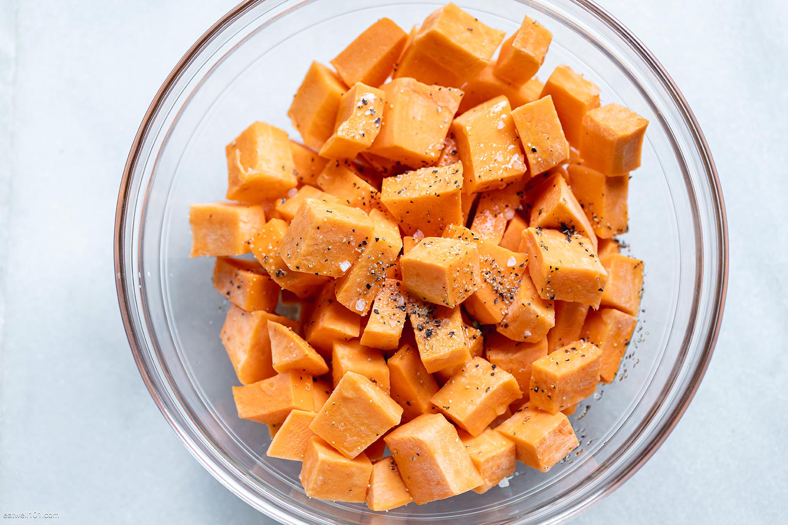 roasted sweet potatoes salad