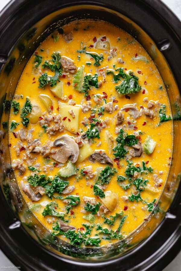Crock-Pot Tuscan Sausage Soup