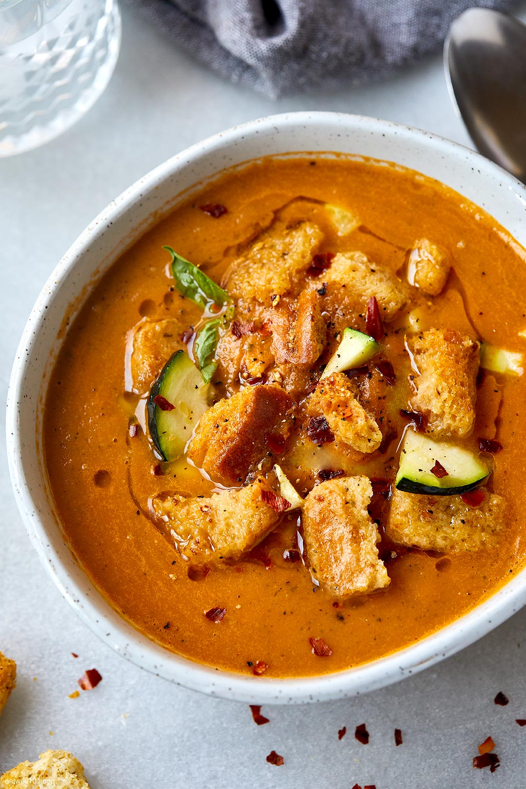 Tomato Zucchini Soup 1