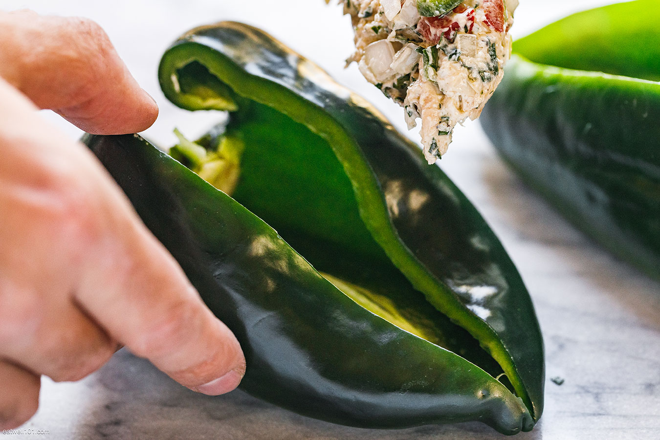 how to make Chicken Stuffed Chile Rellenos