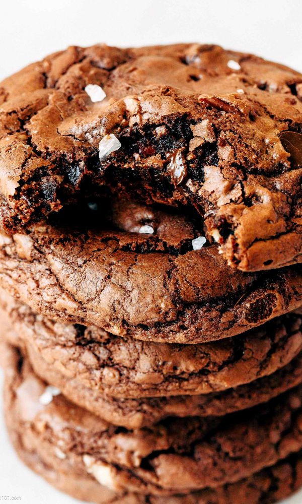 Fudgy Chocolate Brownie Cookies