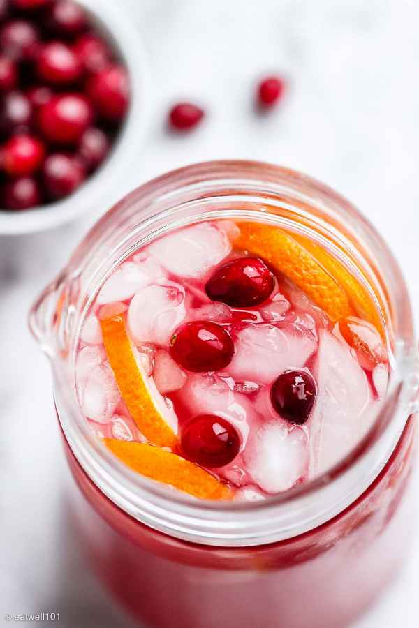 Christmas Punch - #recipe by #eatwell101 - https://www.eatwell101.com/christmas-punch-recipe