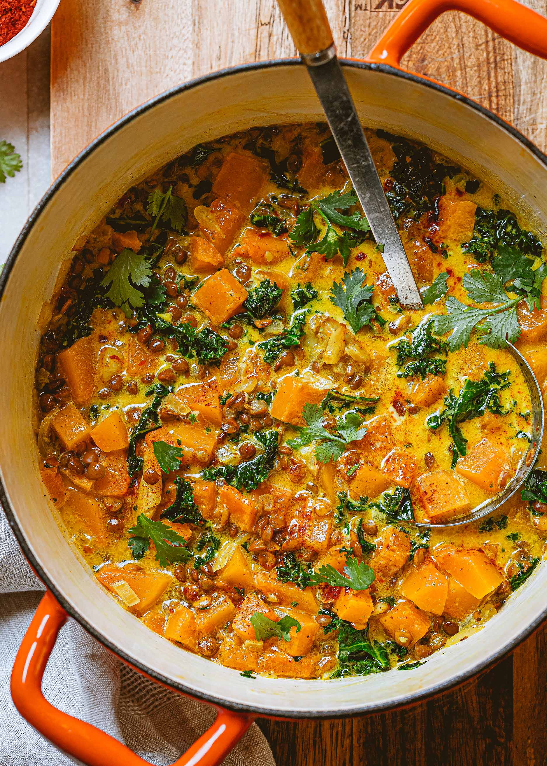 Coconut Butternut Lentil Stew 2