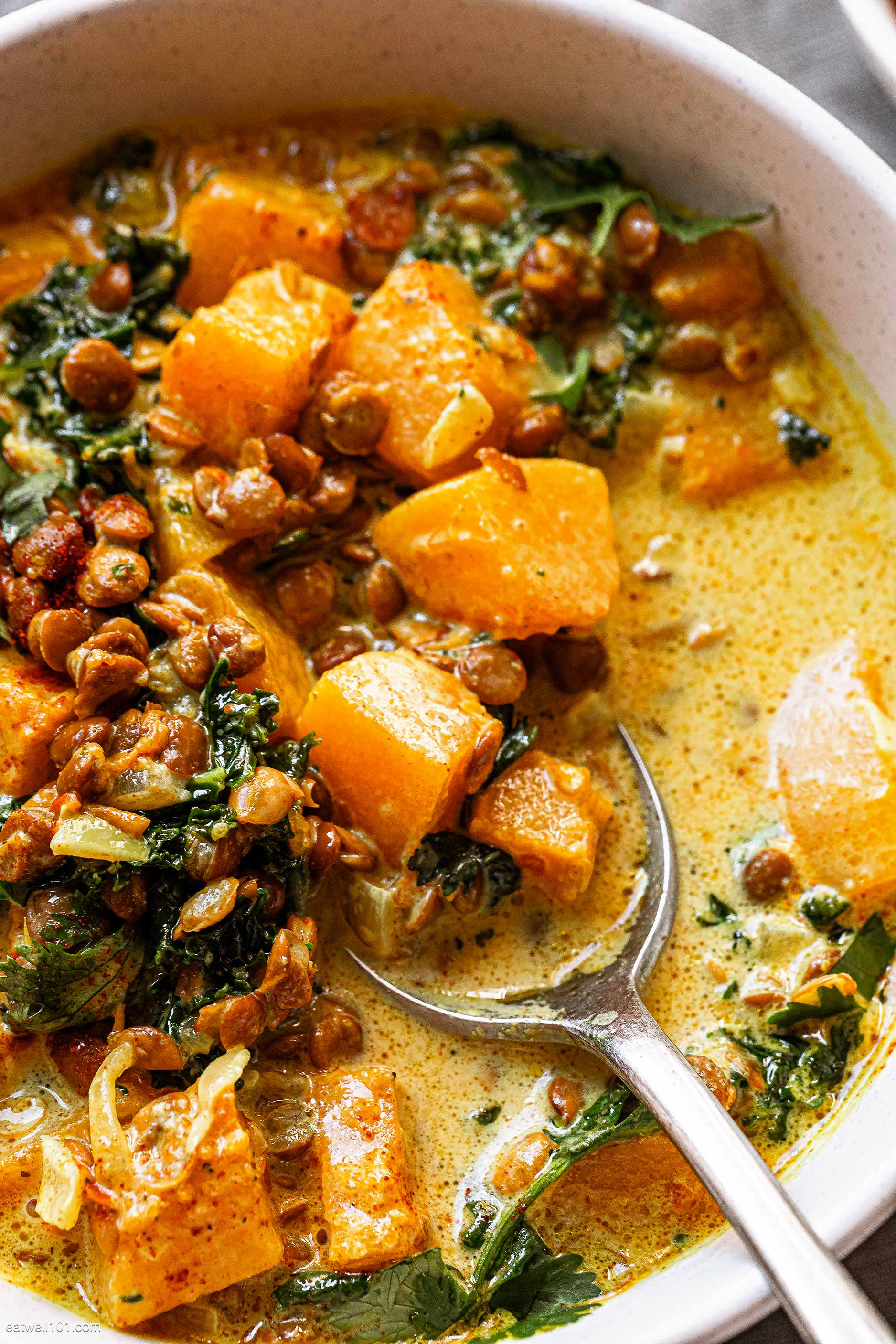 Coconut Butternut Lentil Stew recipe 3