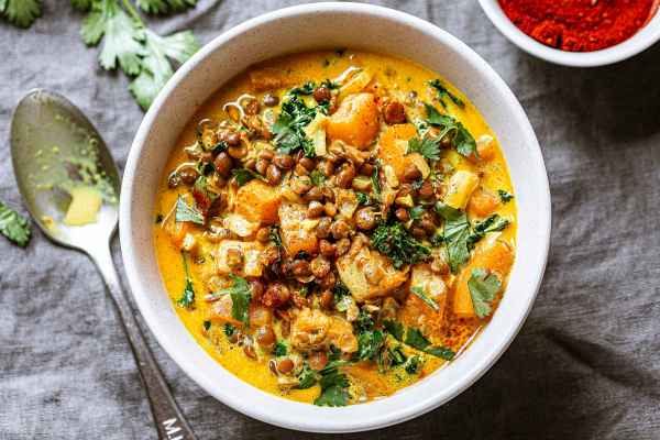 Coconut Butternut Lentil Stew recipe
