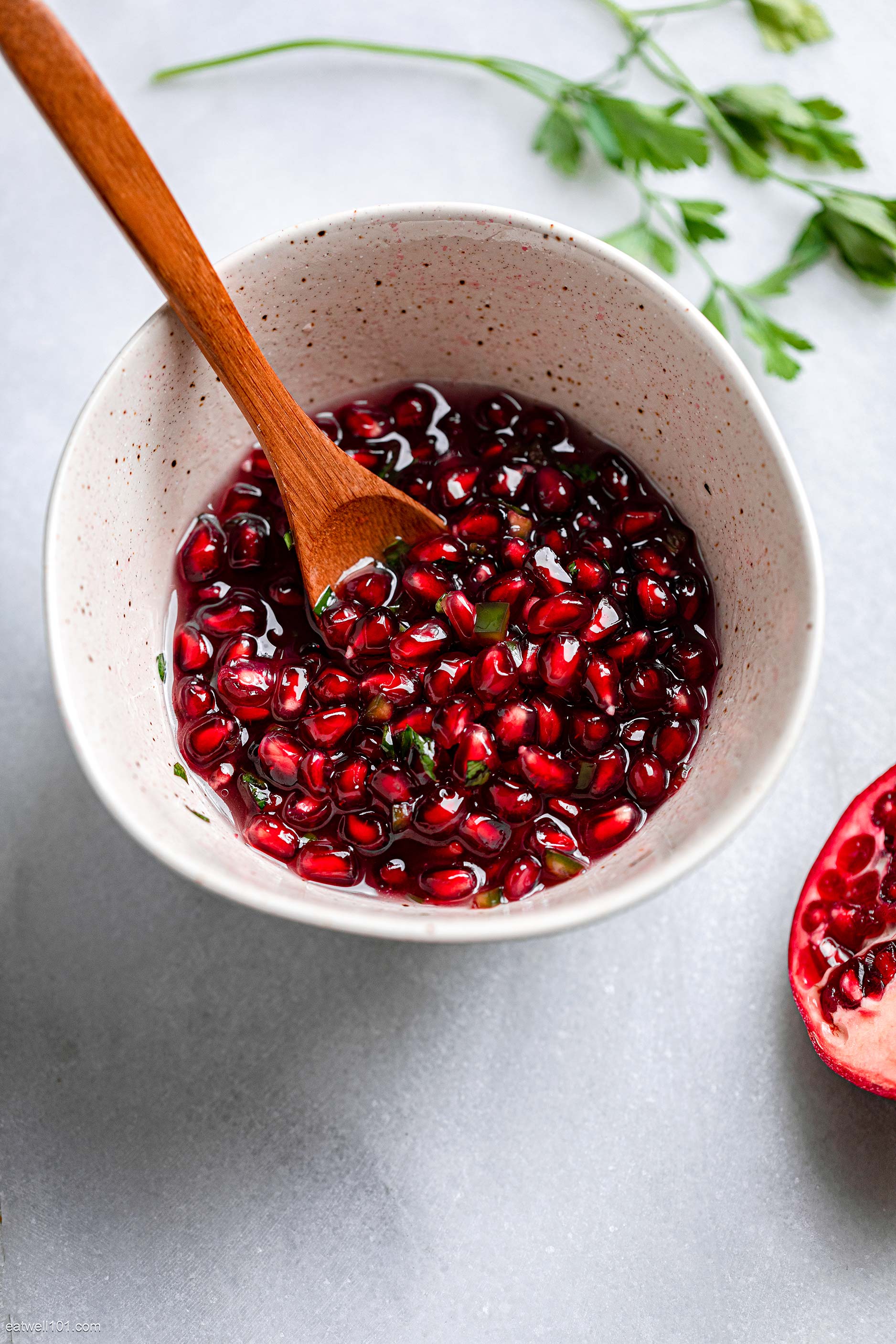 Fresh Pomegranate Relish recipe 1