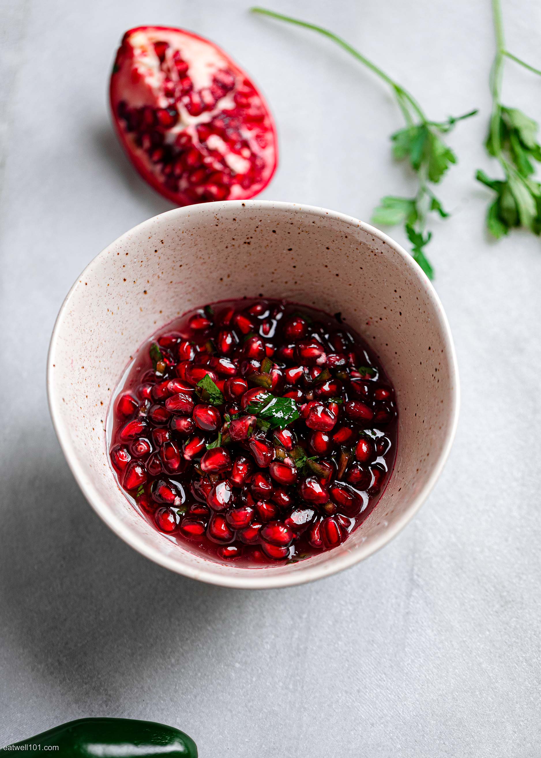 Fresh Pomegranate Relish recipe 4