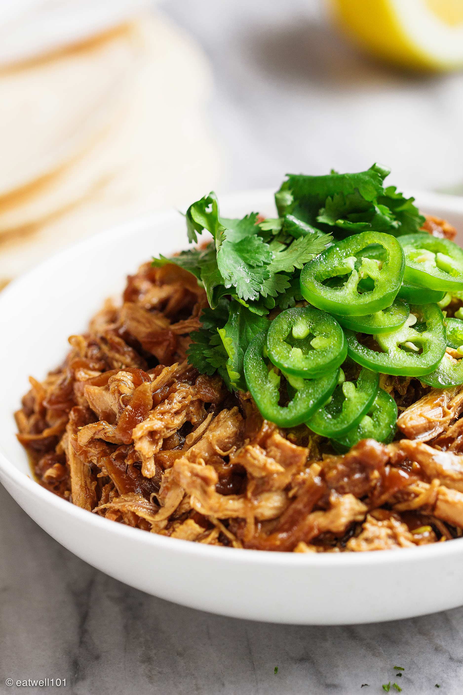Instant Pot French Onion Shredded Chicken reicpe 1