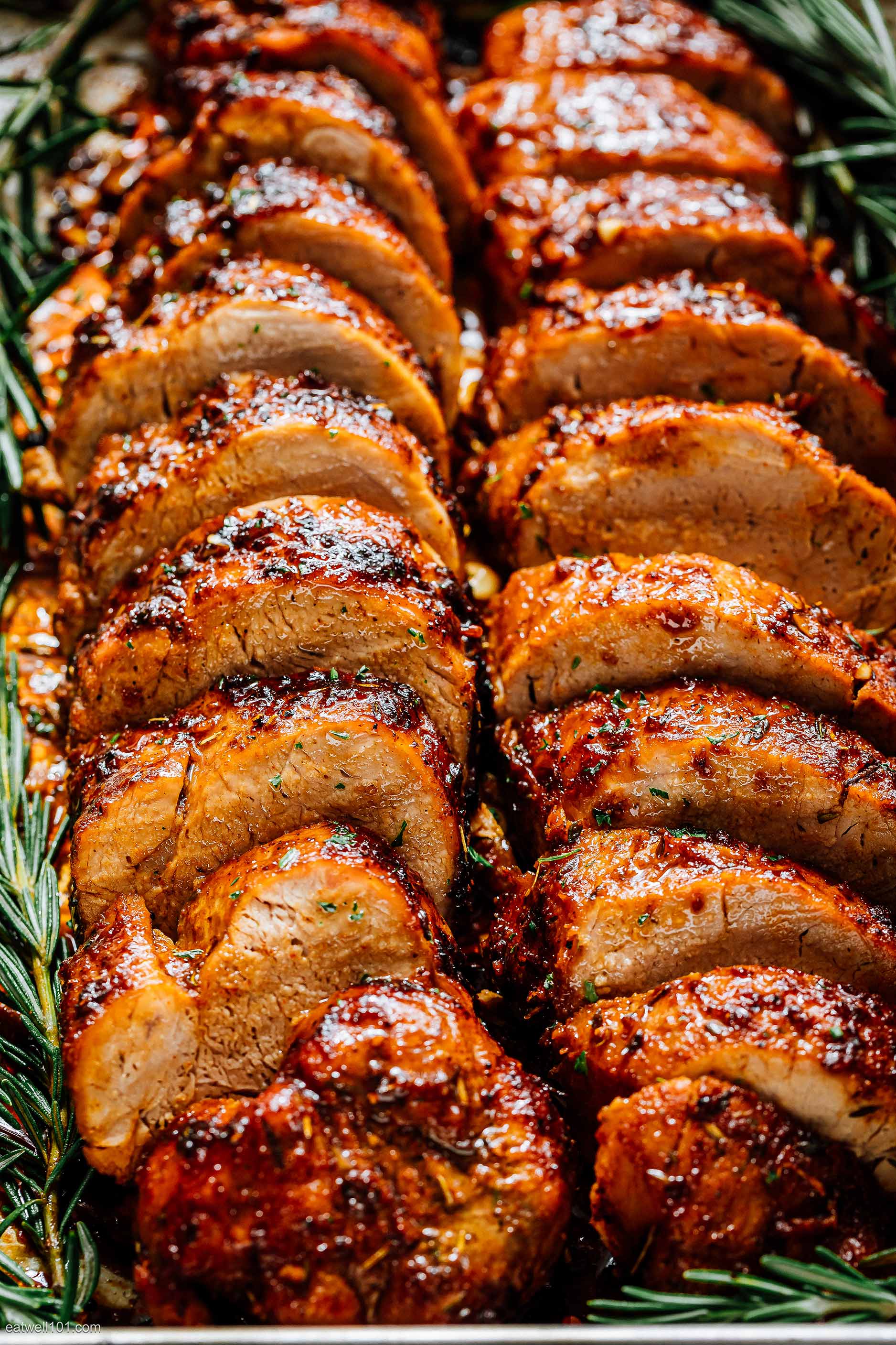 Juicy And Tender Pork Tenderloin Roast Recipe Roasted Pork Tenderloin Recipe Eatwell101