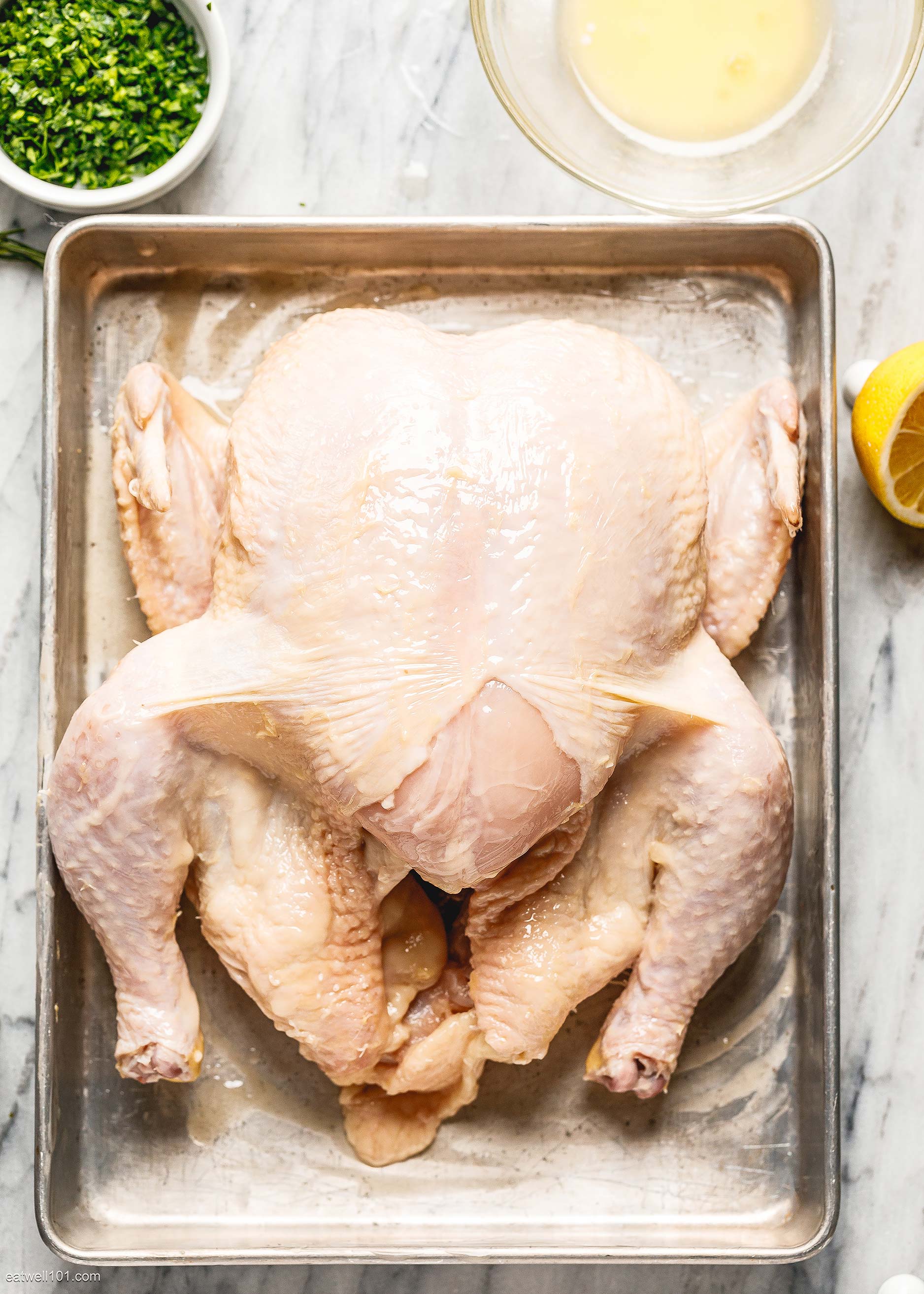 Roasted Chicken Recipe with Garlic Herb Butter Whole Roast Chicken