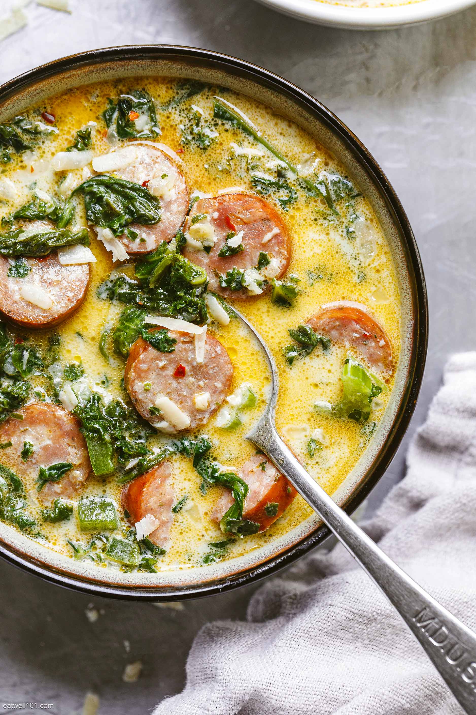 Creamy Sausage Soup Recipe 1