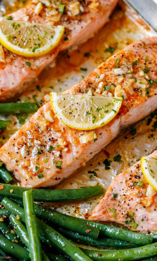 Garlic Butter Baked Salmon
