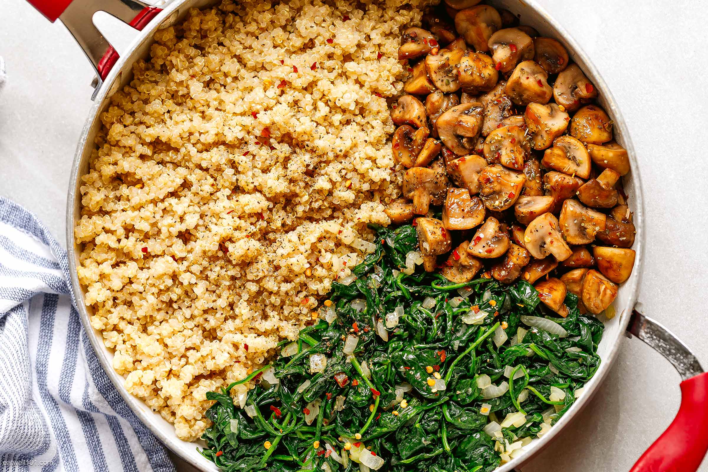 20-Minute Italian Chicken Sausage Quinoa Skillet