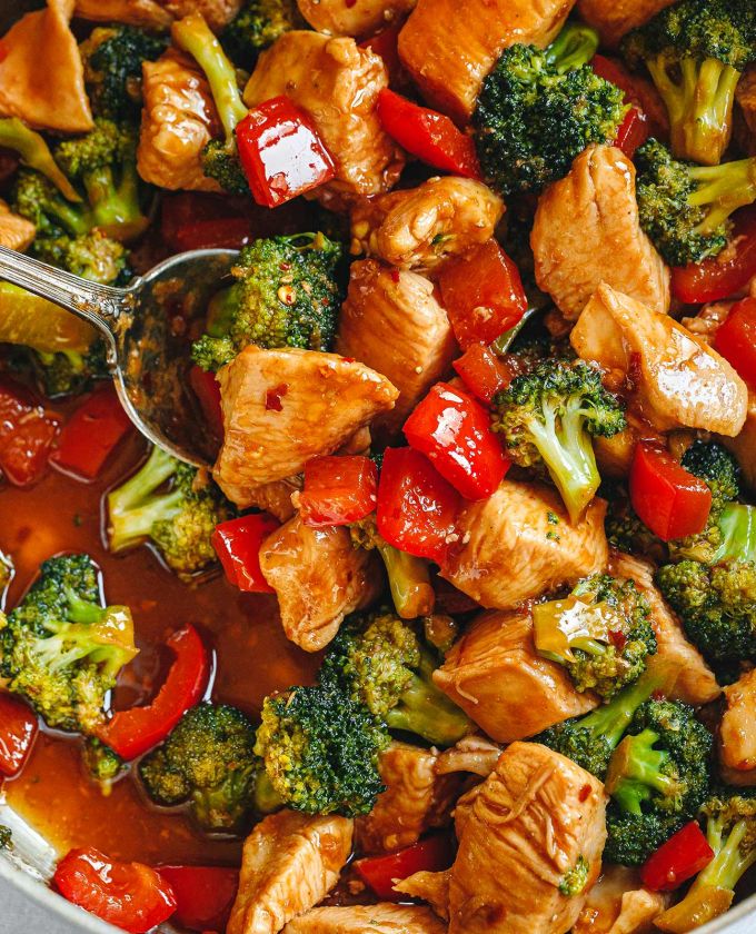Chicken Stir Fry Recipe With Broccoli And Bell Pepper Easy Chicken Stir Fry Recipe Eatwell101