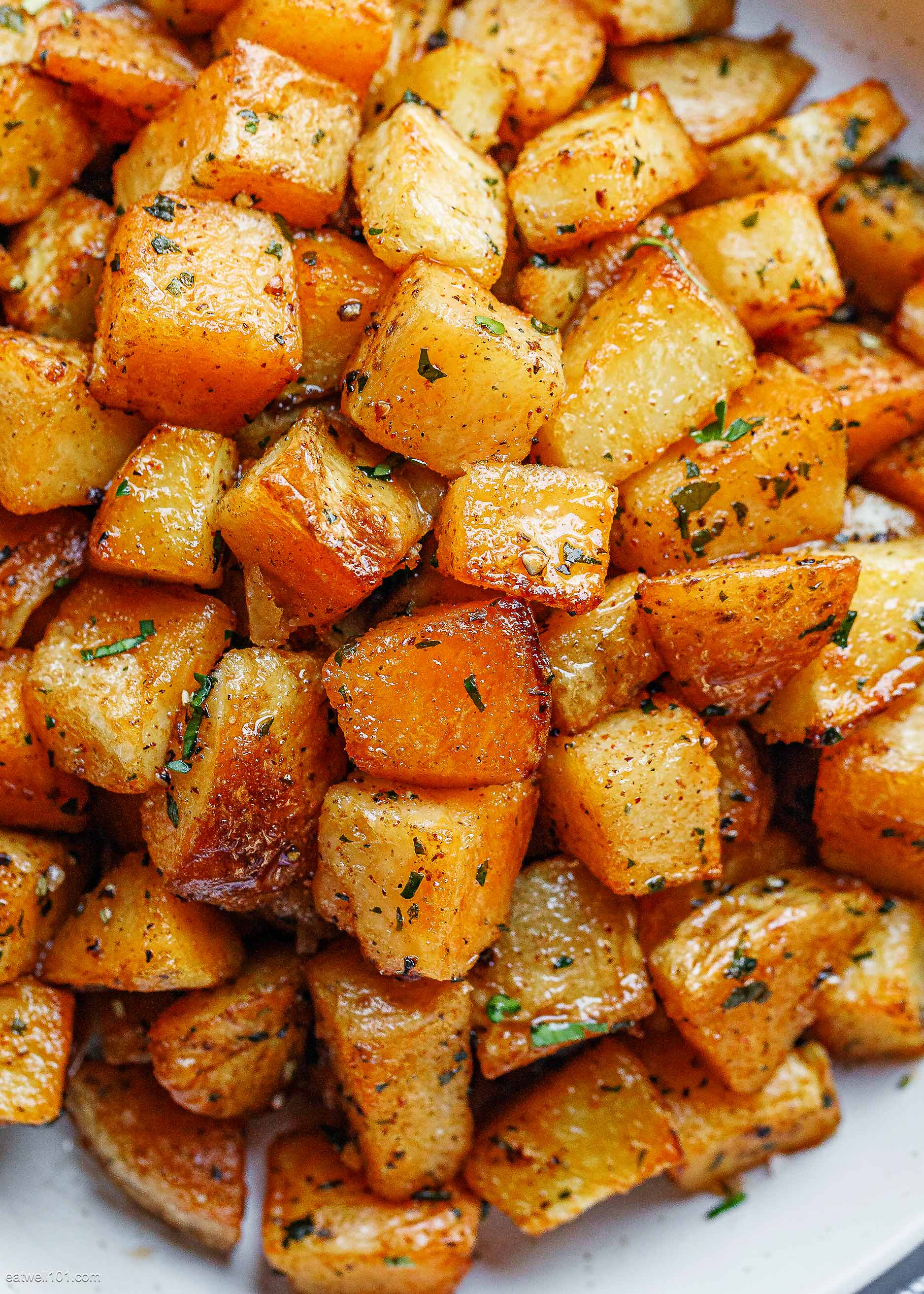 Cubed Baked Potatoes