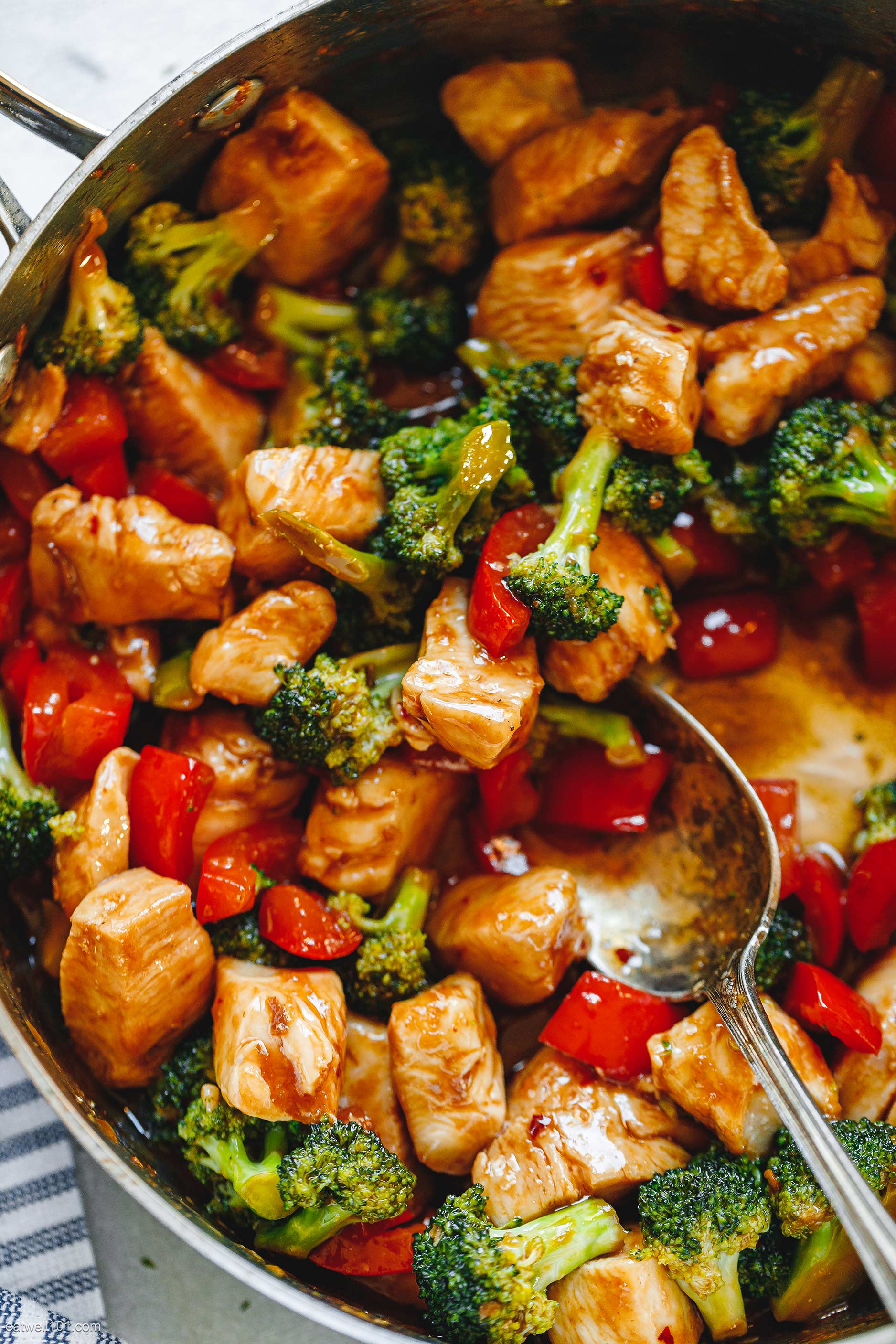 Chicken Stir-Fry Recipe with Broccoli and Bell Pepper – Easy Chicken ...