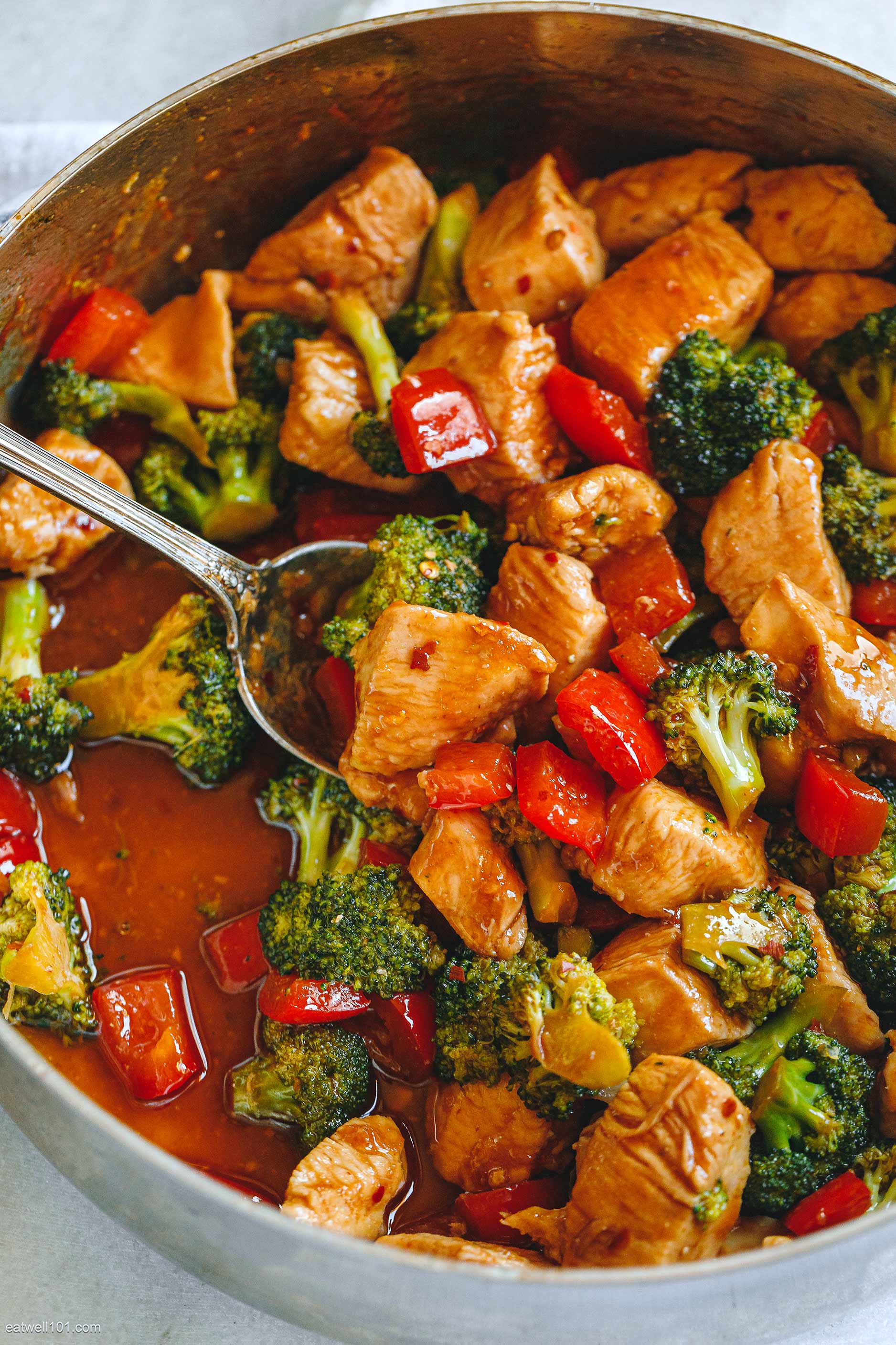 Chicken Stir-Fry Recipe with Broccoli and Bell Pepper – Easy Chicken ...