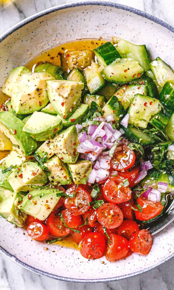 Healthy Cucumber Salad