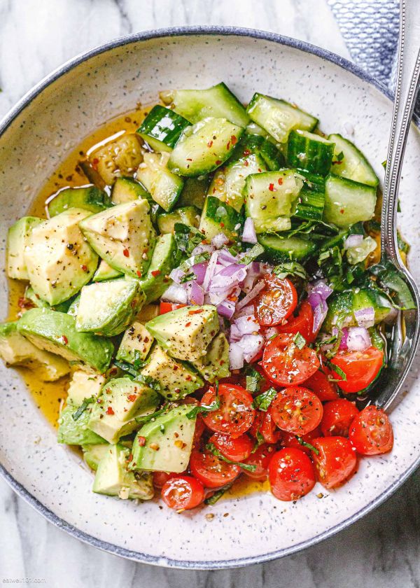 Healthy Cucumber Salad