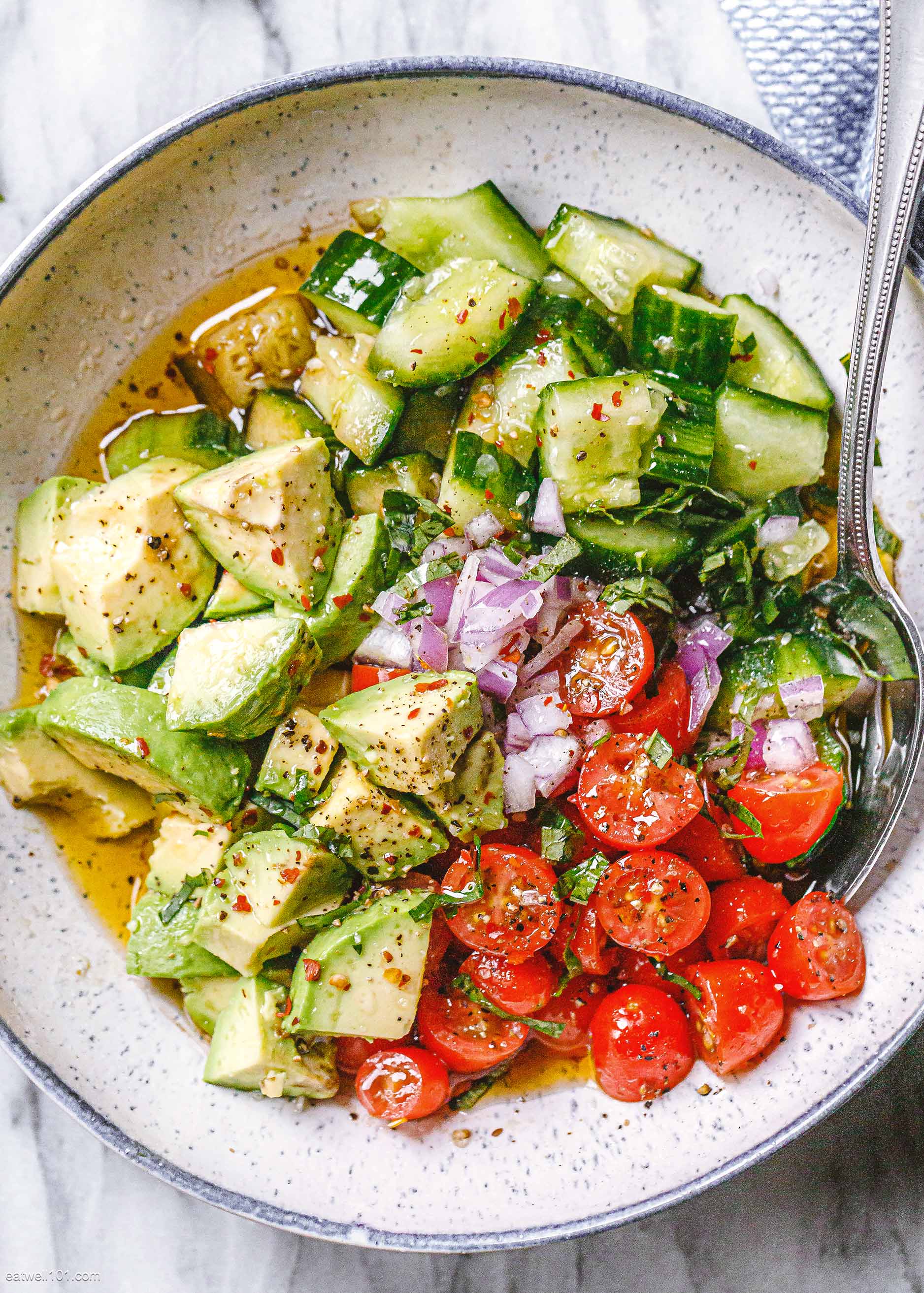 Healthy Cucumber Salad recipe