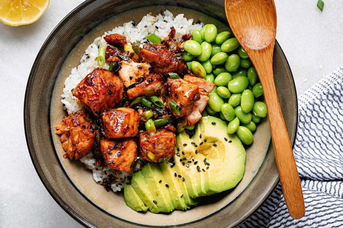Teriyaki Salmon Bowl