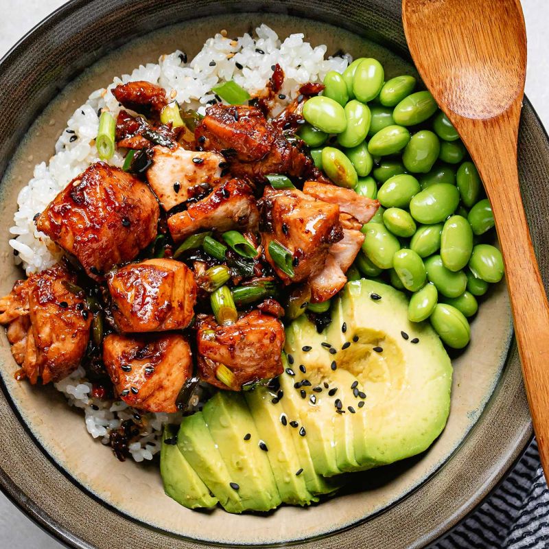 Teriyaki Salmon Bowl Recipe – Teriyaki Salmon Recipe — Eatwell101